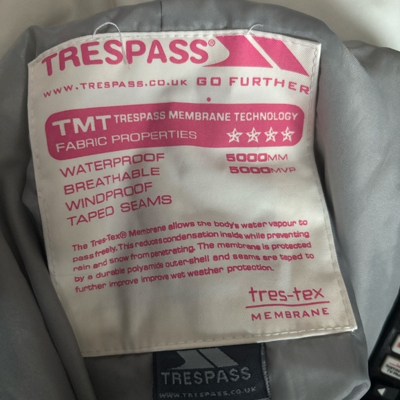 Women's White Trespass Ski Pants Size Small - Picture 2 of 6